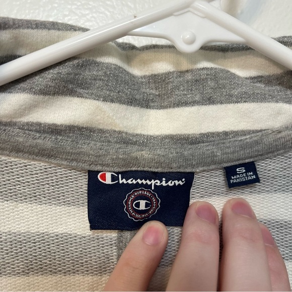 Champion Emory & Henry College Striped Blazer Jacket SMALL - Picture 2 of 4